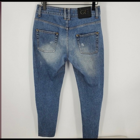 GF Gianfranco FERRE Distressed Jeans sz 28 - Picture 2 of 9